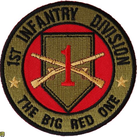 1st Infantry Division Patch The Big Red One Army Patches Thecheapplace
