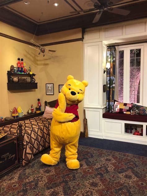 Winnie The Pooh Delighted Pass Holders At Epcot Chip And Company