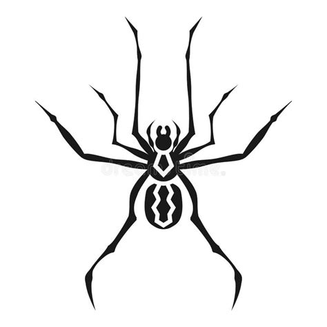 Spider Tattoo Stock Illustration Illustration Of Scroll 21169074