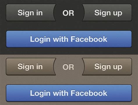 The Sign In And Facebook Login Buttons Are Shown