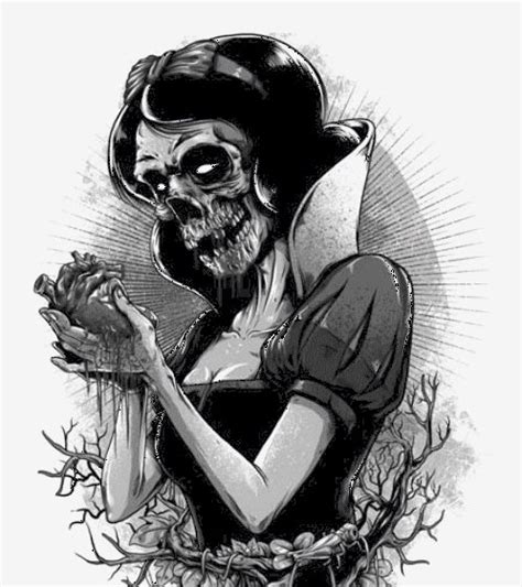 Pin By A P On Horrormisc Scary Stuff Snow White Art Zombie