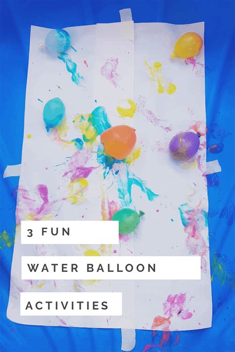 3 Fun Water Balloon Activities For Kids Age 3 Lil Tigers