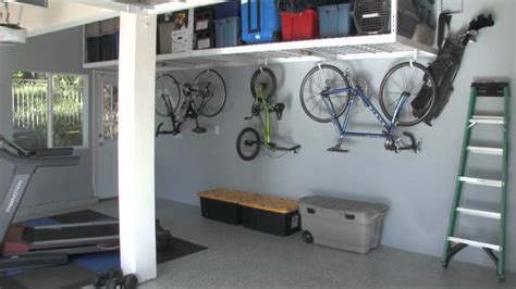 The overhead garage storage systems could be the best solution to keep your garage material out of anyone's sight. Garage Overhead Storage Racks SafeRacks - YouTube