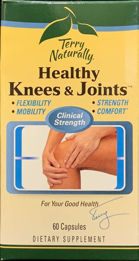Terry Naturally Healthy Knees And Joints 60 Capsules Great Earth