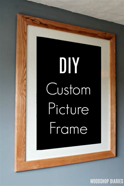 Custom Diy Picture Frame Make It Any Size You Need