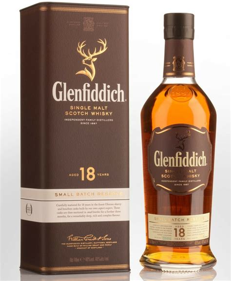 Glenfiddich 18 Year Old Single Malt Scotch Whisky 700ml 10999 10