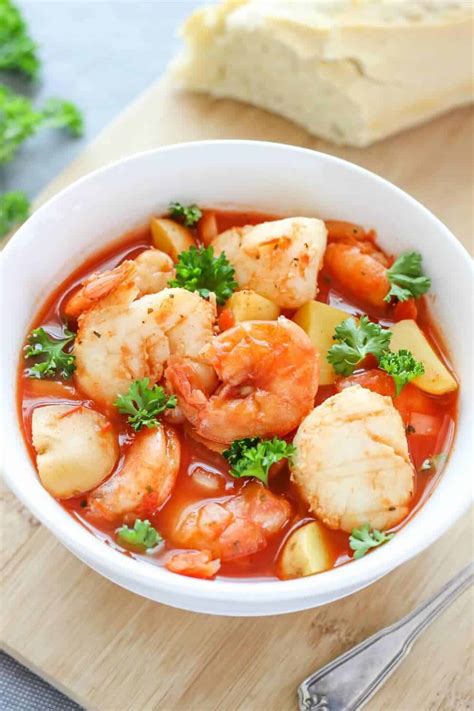 Slow Cooker Seafood Stew Recipe I Heart Naptime