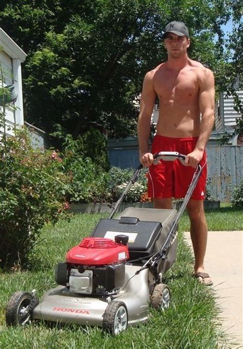 46 Best Images About Men Mowing Lawn Lawnmowers Lawn Mower On Pinterest