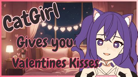 Cat Girl Gives You Lots And Lots Of Valentines Day Kisses~3dio Asmr