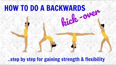 How To Do A Back Bend Kick Over For Inflexible Beginners Youtube