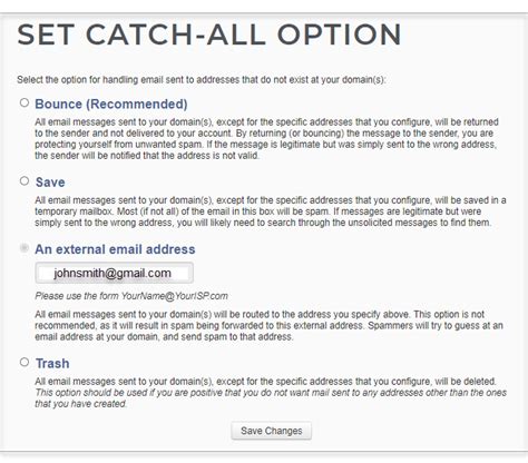 Email Management How To Set Up A Catch All Mydomain