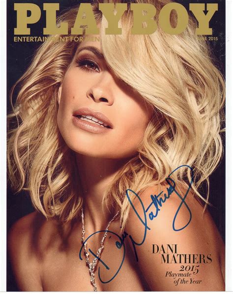 Dani Mathers Autographed Nude Playbabe X Centerfold Playmate Etsy