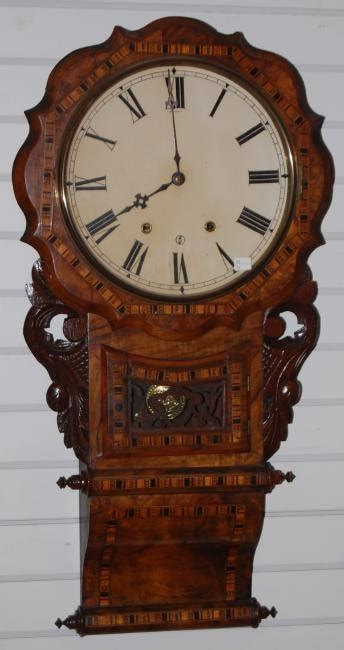 Anglo American Inlaid Double Scroll Clock Price Guide