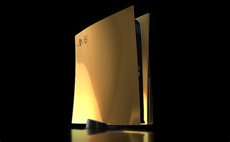 Luxus Playstation 5 Truly Exquisite Kündigt Eine 24k Gold Ps5 Samt