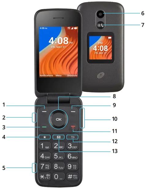 Alcatel Alt408dl Tcl Flip 2 4gb Flip Phone User Guide