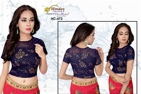Multicolor Inmpoted Designer Stretchable Partywear Blouse At Rs 300piece In Surat