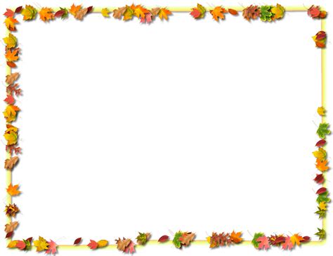 Free Free Fall Borders Download Free Free Fall Borders Png Images