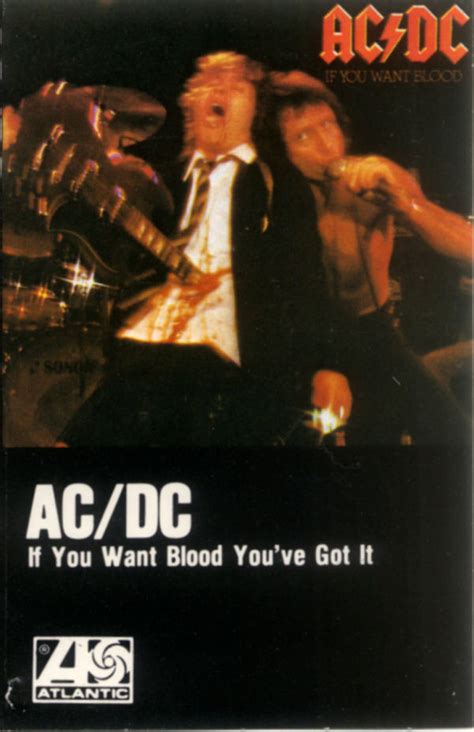 Acdc If You Want Blood Youve Got It Dolby Hx Pro Cassette Discogs