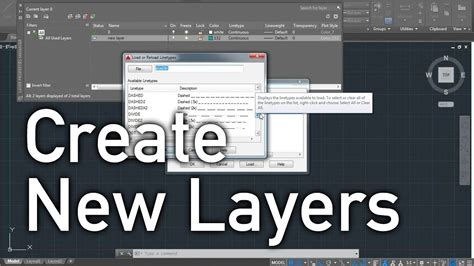 Autocad Create New Layers In Under A Minute Youtube