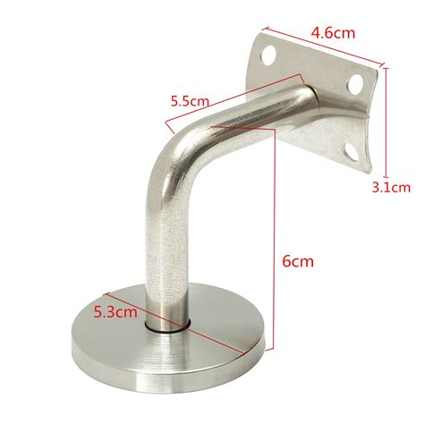 5pcs Stainless Steel Handrail Brackets Stair Guard Rail