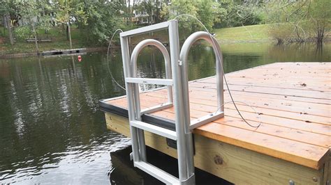 Jif Marine Floating Dock Lift Ladder 4 Rungs Jif Marine Boat Dock