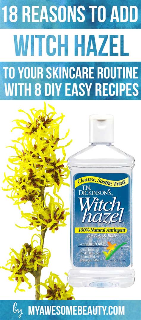 After scrutinizing the impact that witch hazel for face has, we can say that it is an extremely efficient product which can be put to use in many ways. 18 awesome uses for witch hazel on face, skin | 8 DIY Recipes