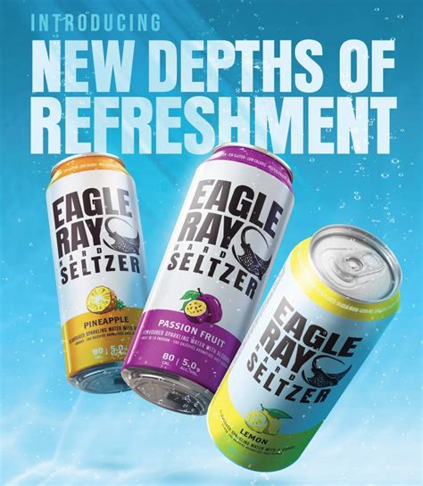 Carib Brewery Carib Brewery Goes Beyond Beer With Eagle Ray Hard Seltzer