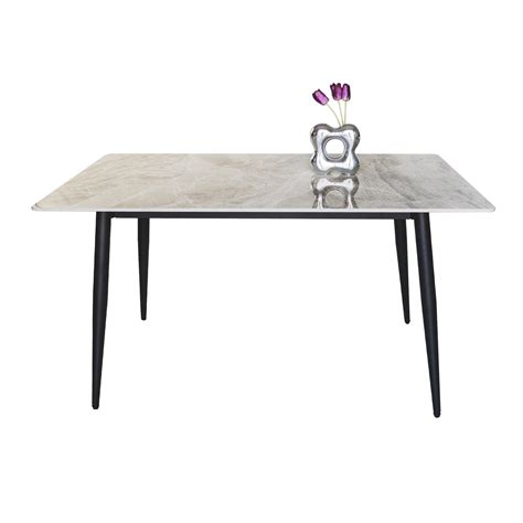 Brodie Signature Sintered Stone Dining Table Grey Corki Furniture