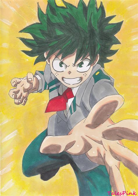 Speed Drawing My Hero Academia Izuku Midoriya By