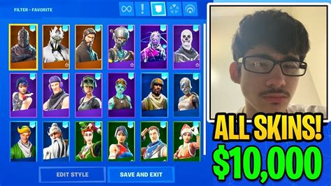 In battle royale, there are a wide variety of cosmetics that can be used to customize just about every cosmetic aspect of the character and playing experience. FaZe SWAY $10,000 SKIN COLLECTION in Fortnite! (ALL OG and ...
