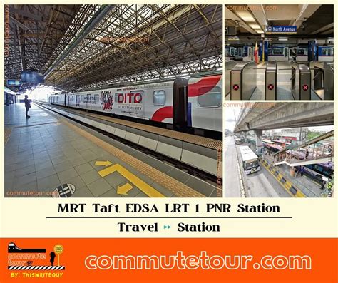 Mrt Taft Edsa Lrt 1 Pnr Station Philippines 2023