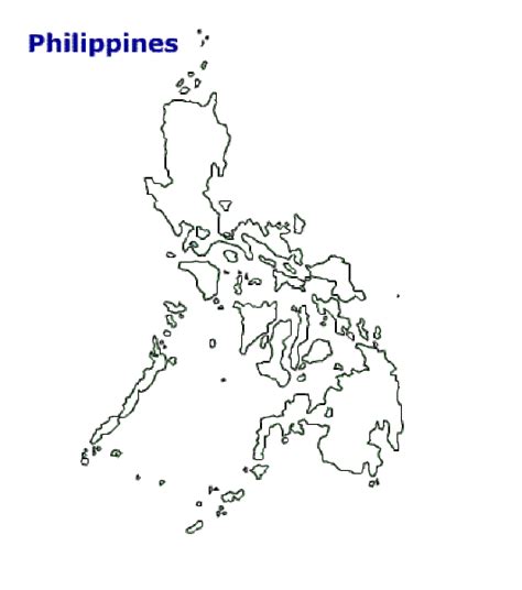 Philippines Map Coloring Pages Coloring Pages