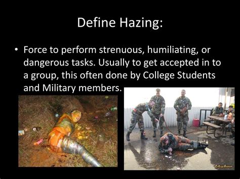 Ppt Hazing Powerpoint Presentation Free Download Id2125378