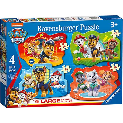 Ravensburger Paw Patrol Box 4 X Shaped Puzzles Arminiotv
