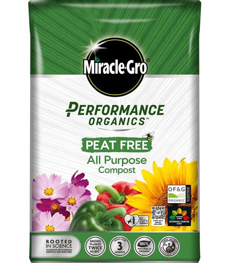 Miracle Gro Performance Organics Peat Free All Purpose Compost