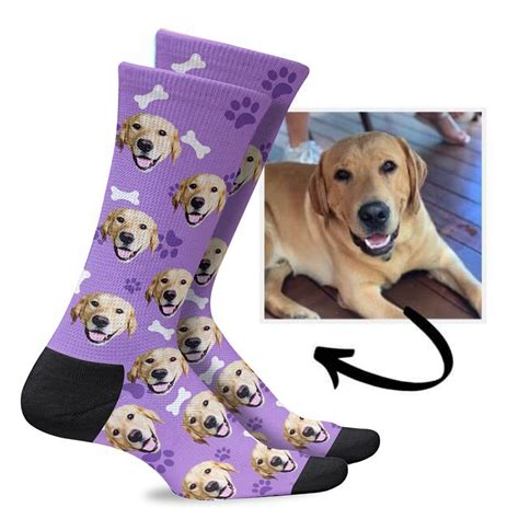 Best Custom Dog Socks Australia Personalised Dog Face Socks Online