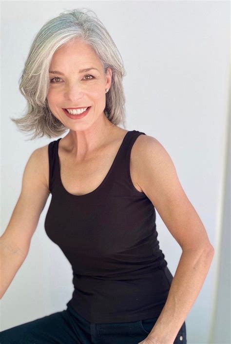 Kathi Odom Women Classic Bella Agency New York Silver Haired Beauties Older Beauty