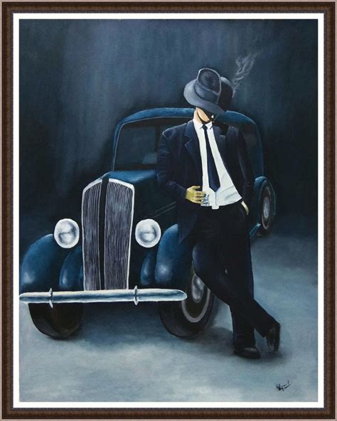 The Gangster Painting By Murad Jawed Jose Art Gallery