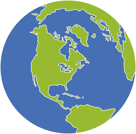 Globe Map Of The United States World Map