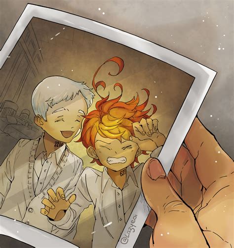 The Promised Neverland 32 Norman And Emma By Lazyeol On Deviantart