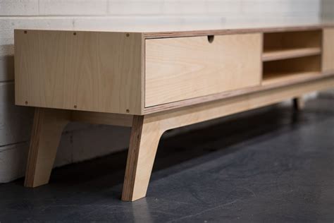 Birch Plywood Entertainment Unit — Woodbeast Plywood Furniture