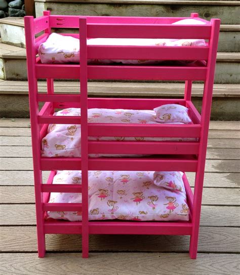 Ana White Triple Doll Bunk Bed Diy Projects