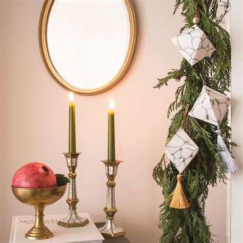 How To Make Holiday Ornaments Out Of Leftover Wallpaper Holiday