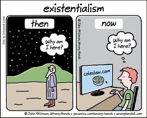 Existentialism Comic Funny Text Memes Psychology Jokes Existentialism