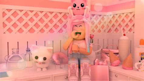 Customize your desktop, mobile phone and tablet with our wide variety of cool and interesting pink aesthetic wallpapers in just a few clicks! Pastel Kitchen Gfx!🍼💕 in 2020 | Roblox pictures, Roblox, Roblox animation