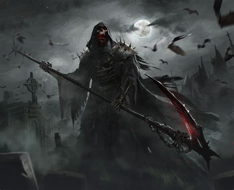 Artstation Classic Reaper George Vostrikov Fantasy Magic Dark