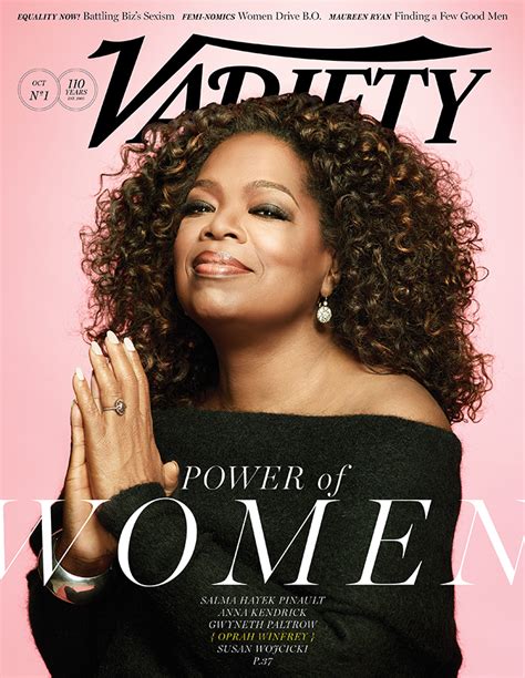 Oprah Winfrey Covers ‘the Power Of Women Issue Of Variety Magazine