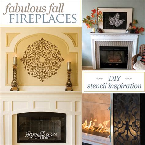 Diy Stencil Pattern Ideas For A Stylish Fireplace Makeover Updated