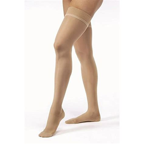 Ultra Sheer Jobst Womens Ultrasheer Thigh High Closed Toe Compression Stockings 15 20 Mmhg
