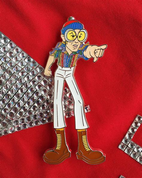 Elton John Tommy Pinball Wizard Enamel Pin Circus Maximus Games